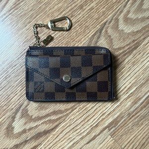 Louis Vuitton card keychain wallet